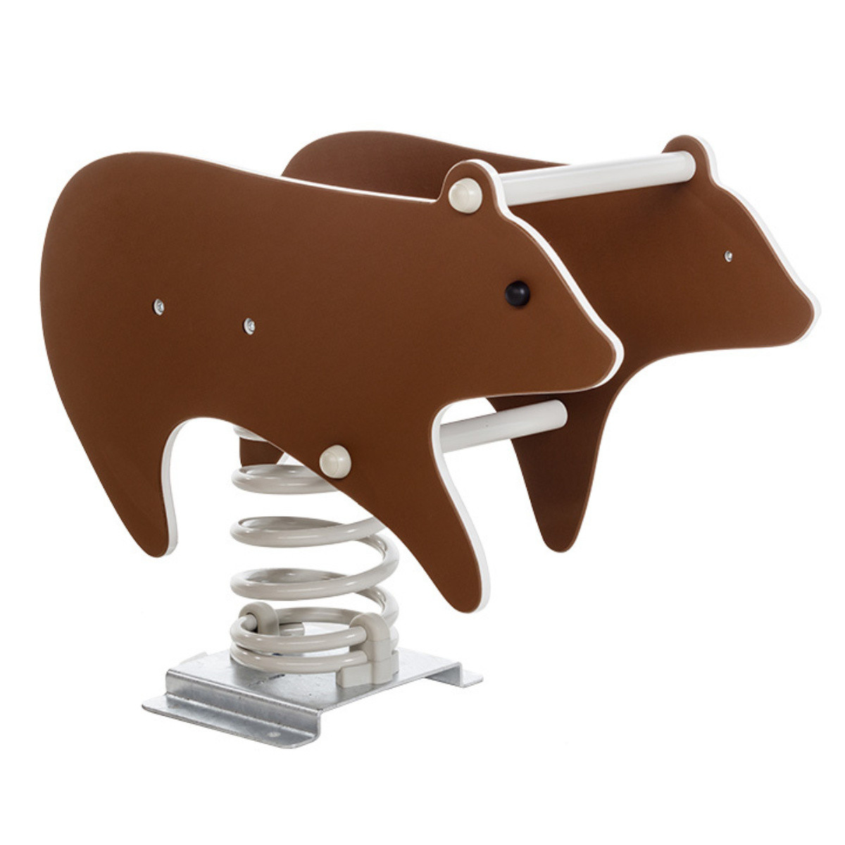 Качалка на пружині KBT Ведмідь з HDPE пластику (повний комплект)