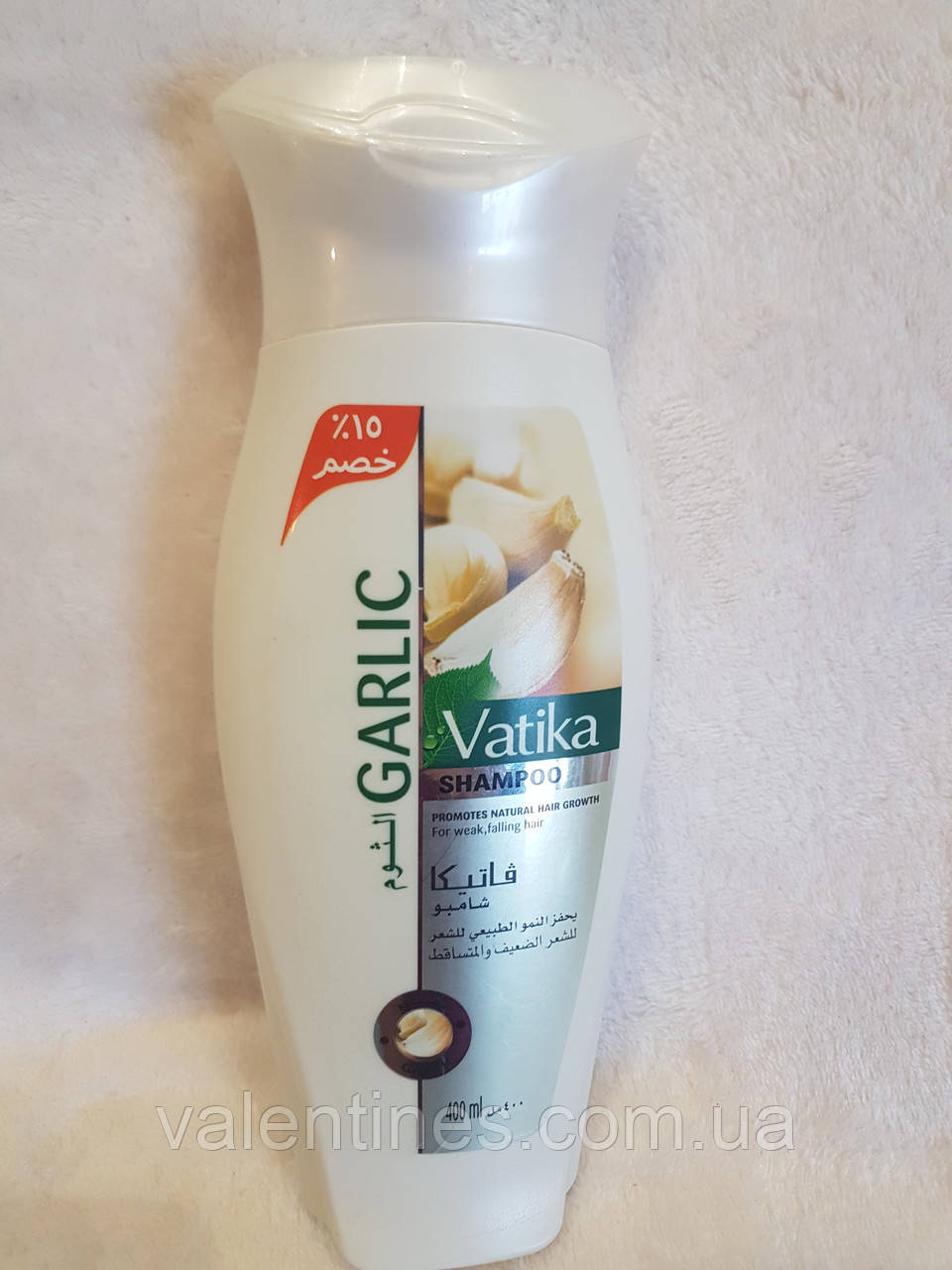 Dabur Vatika Garlic Shampoo — нирковий шампунь Єгипетська ватика Дабур