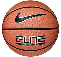 Мяч баскетбольный Nike Elite All-Court р. 7 (N.KI.35.855.07) Amber/Black/Metallic