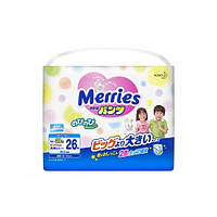 Подгузники-трусики японские Merries (Мерриес) XXL (15-28кг) 26шт.