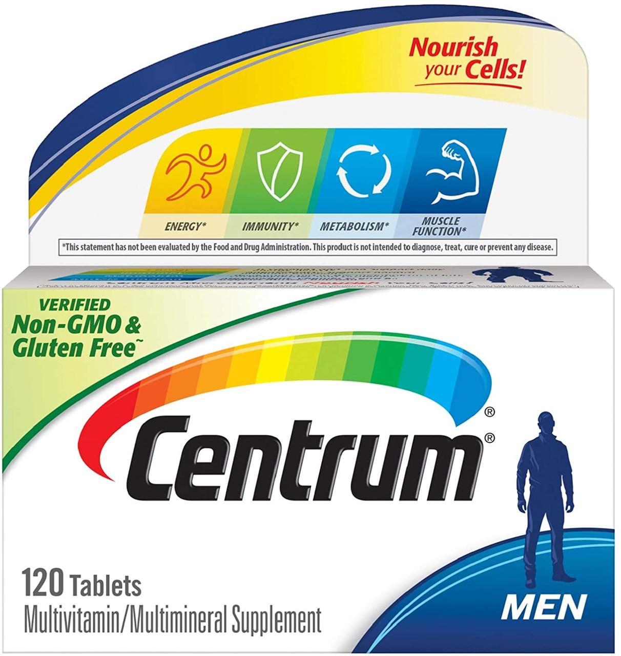 Чоловічі мультивітаміни Centrum Men, 120 таблеток