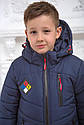 Дитяча зимова куртка для хлопчика на зріст 128 — 152 см, фото 3