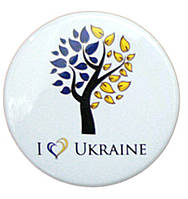 Магніт I love Ukraine (5,8 см)