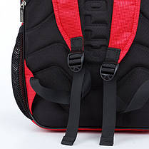 Рюкзак шкільний ортопедичний для хлопчика червоний тканинний міцний 2-5 клас Dolly 519, фото 2