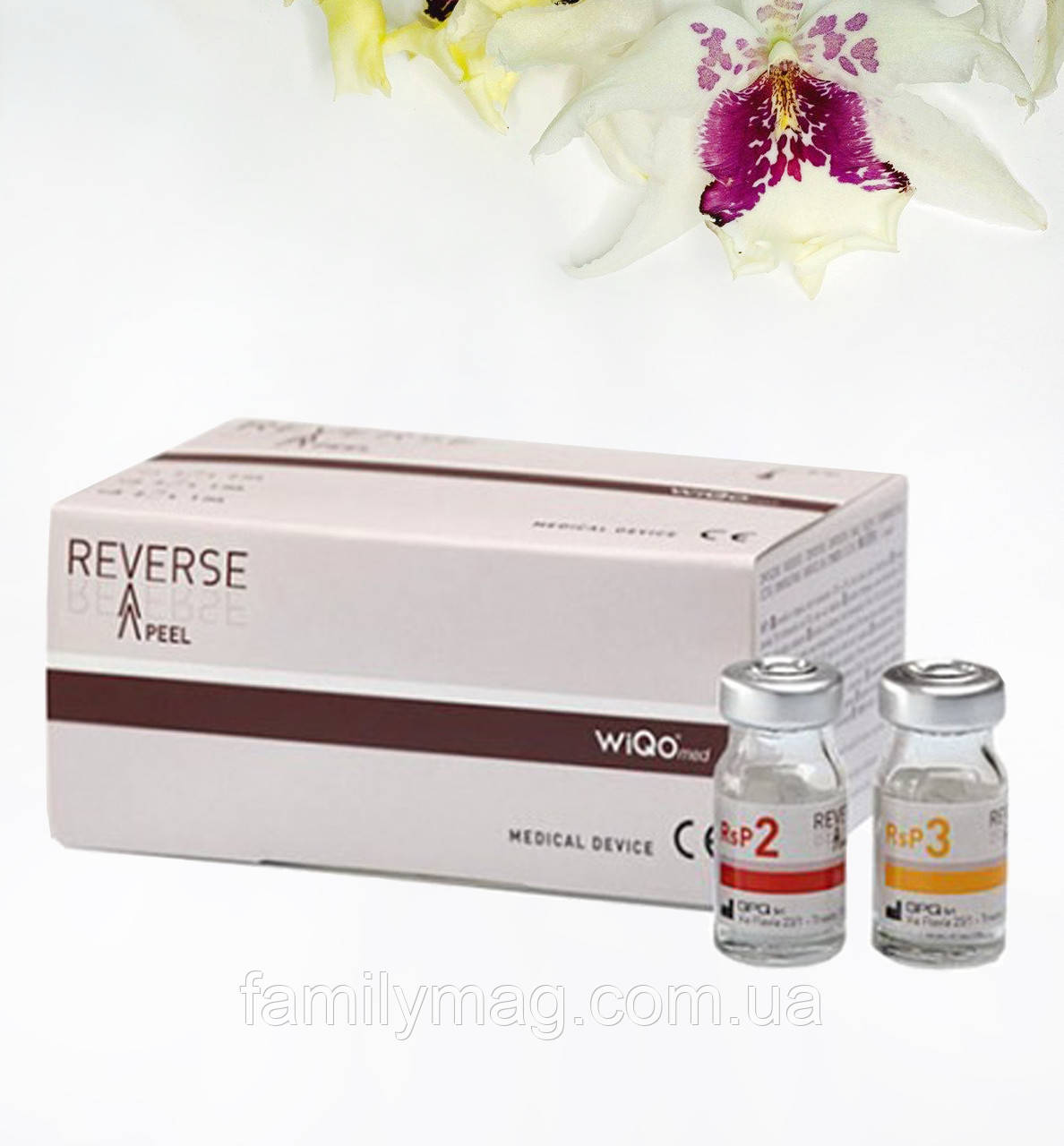 Пілінг Reverse Peel WiQo Med 2 шт (1 мл фази 2, 1 мл фази 3)