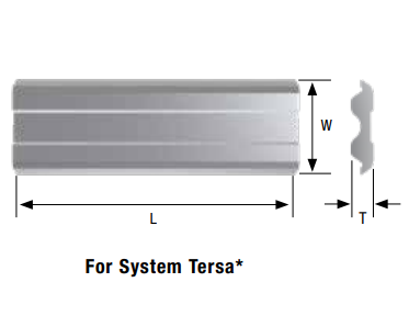 Ножі стругальні Tersa system HSS 130х10х2,3 Tigra, ножі для стругання системні