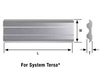 Ножи строгальные Tersa system HSS%18 170х10х2,3 Tigra, ножи для строгания системные