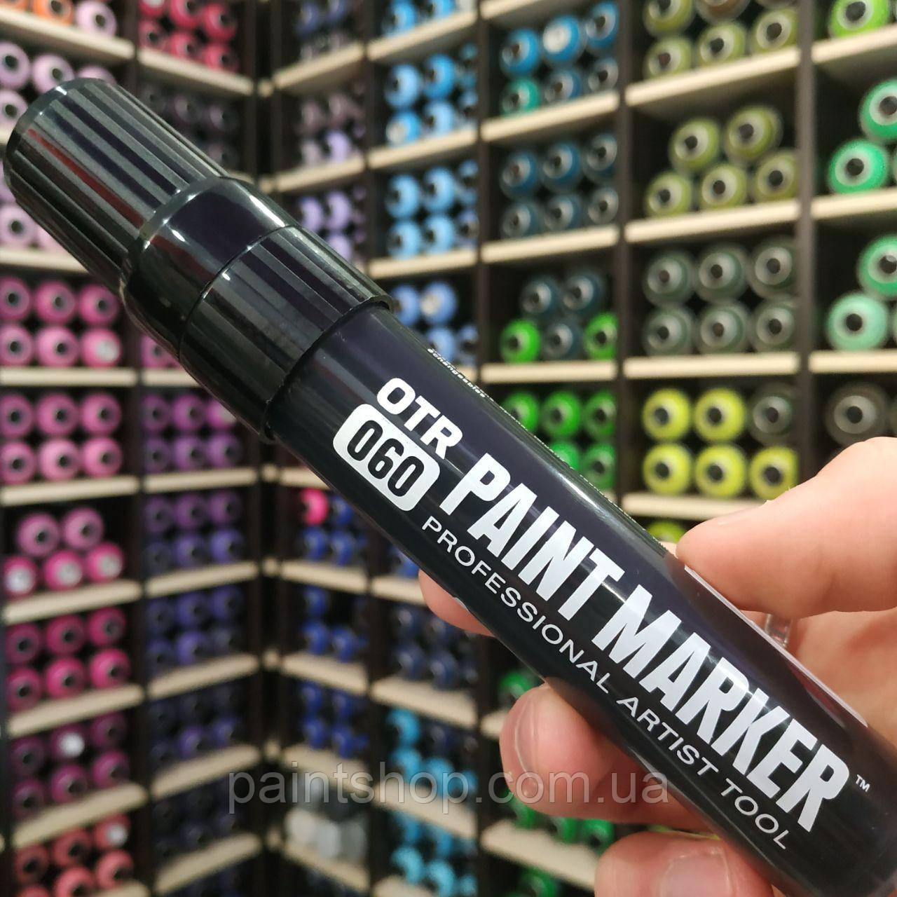 Маркер спиртовий On the Run Paint 060 Black (Чорний) 15 мм, фото 1