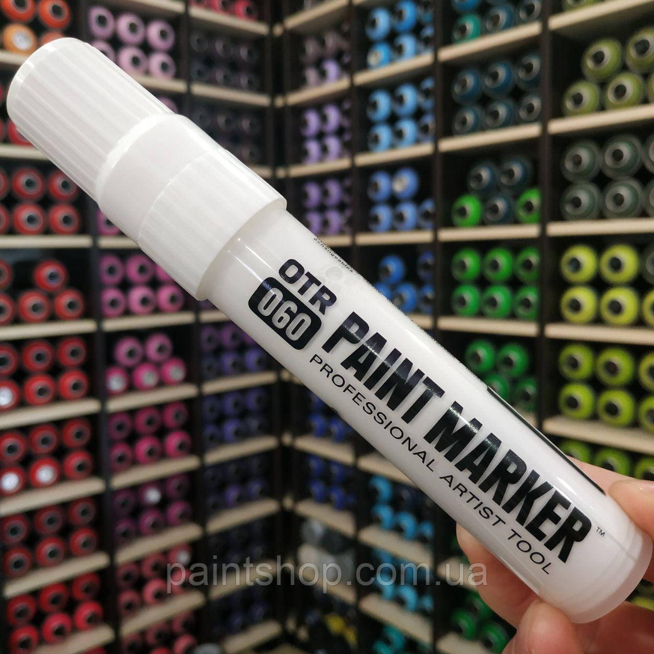 Маркер спиртовий On the Run Paint 060 White (Білий) 15 мм, фото 1