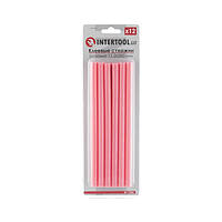 Комплект стрижнів клейових рожевих 11,2*200 мм, 12 од. INTERTOOL RT-1046