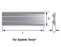 Ножи строгальные Tersa system HSS 360х10х2,3 Tigra, ножи для строгания системные