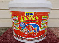 Tetra Goldfish 10 л, 2 кг. Корм в хопьях для всех видов золотых рыбок, ведро 10 литров. 766341