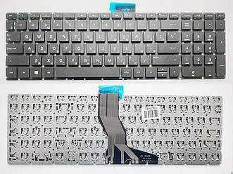 Клавіатура для ноутбуків HP Pavilion 15-AB, 15-AK, 15-BC, 17-AB, Omen 15-AX чорна без рамки RU/US