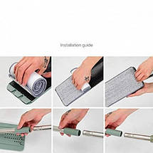 Швабра-стрічка з відром і віджиманням Тріумф S Flat Mop Self Wash, фото 3