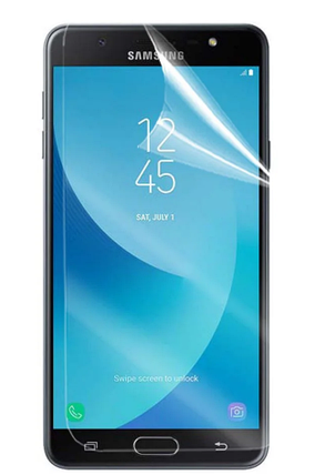 Гідрогелева захисна плівка на Samsung Galaxy J7 Max на весь екран прозора, фото 1