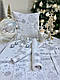 Новорічна серветка на стіл 37*49 см, фото 3