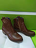 STTOPA деми зима. Розміри 36-41. Напівчоботи шкіряні. Каблук 4,5 см. 210-3641-45 Коричневі, фото 9