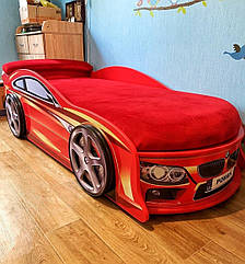 Ліжечко машинка БМВ (червона)