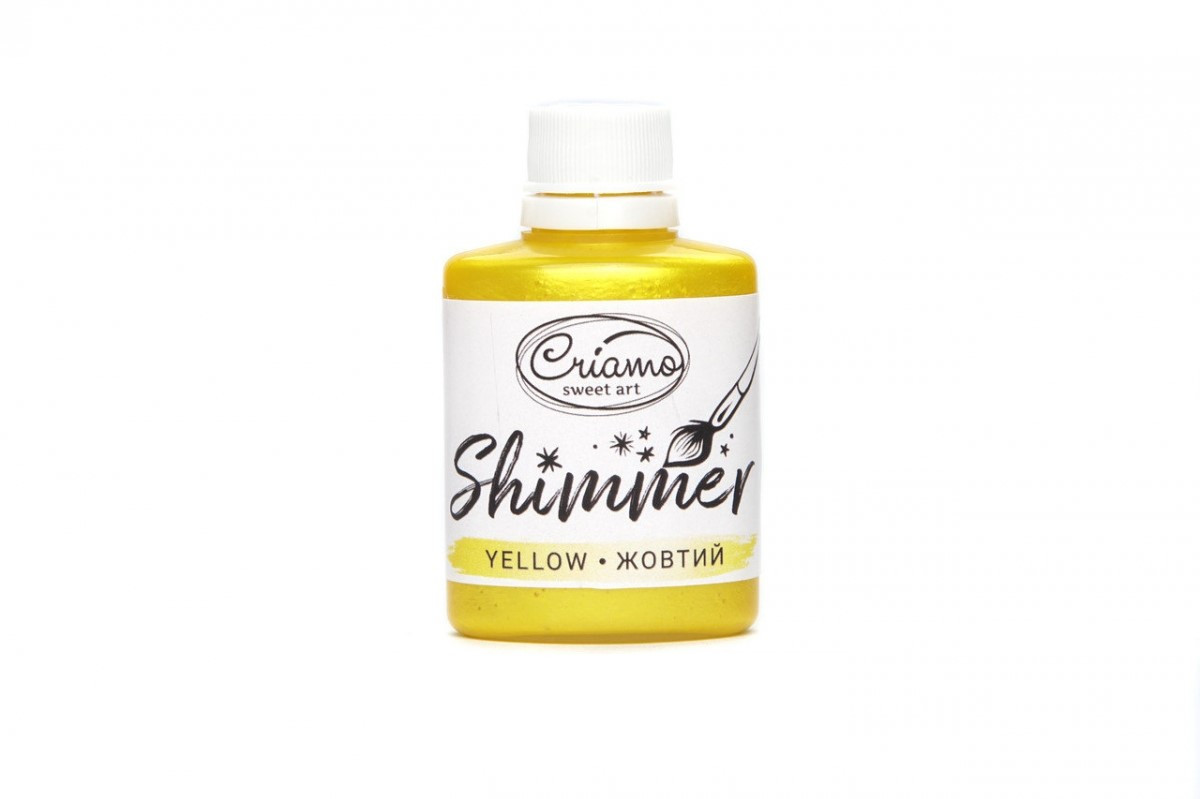 Барвник Criamo Shimmer Металік Жовтий 30 грам