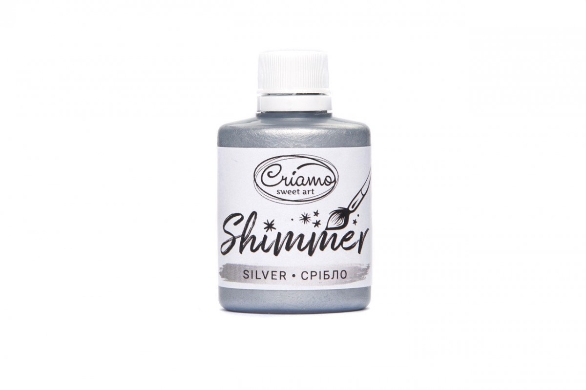 Барвник Criamo Shimmer Металік Срібло 30 грам