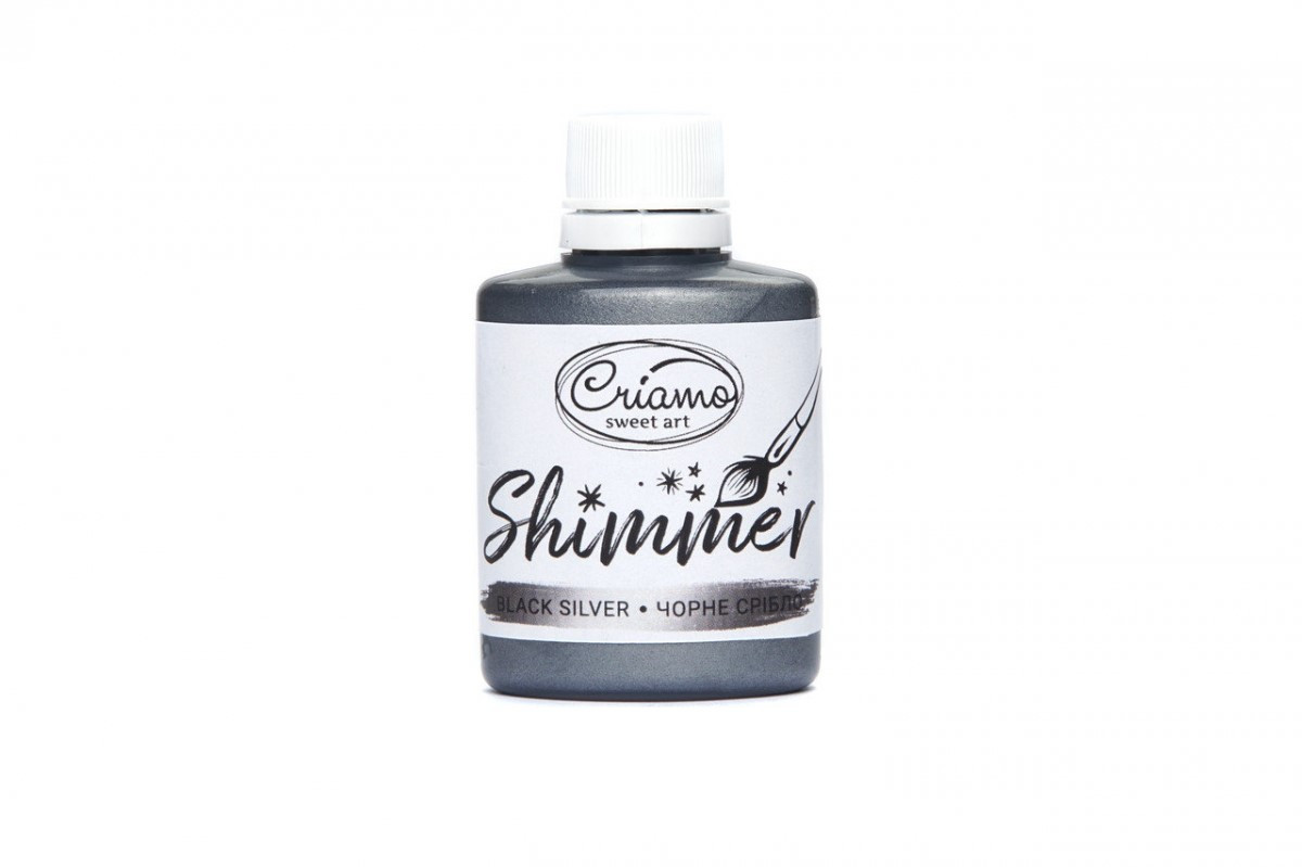 Барвник Criamo Shimmer Металік Чорне срібло 30 грам