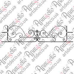 Підвазонник кований 390х1745х12/12х6 невальц. Арт 69.160