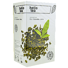 Чай пакетований Hello tea Tie Guan Yin 20шт Зелений