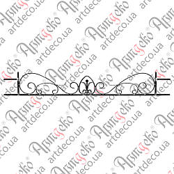 Підвазонник кований 195х1400х12/12х6 невальц. Арт 69.161