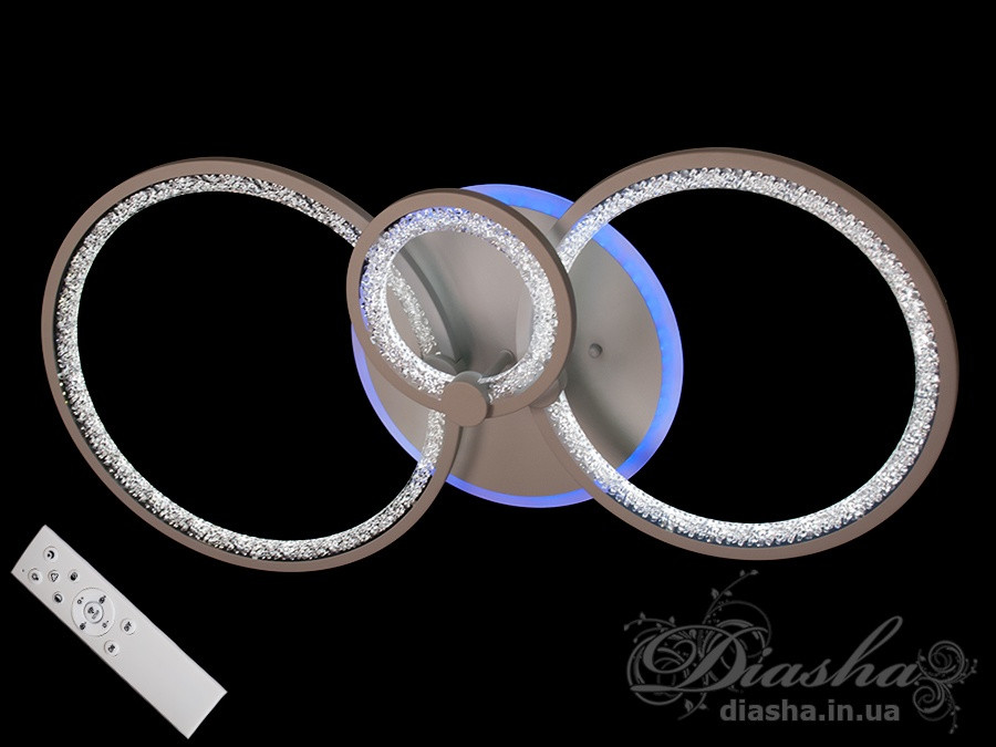 Світлодіодна люстра Diasha MX2538/1+1+1GR LED 3color dimmer