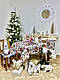 Скатертина гобеленова новорічна Merry Christmas 97*100 см, фото 6