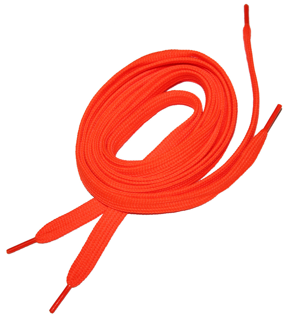 Шнурки в кроссовки плоские 120см Ярко-оранжевый 36пар/уп - фото 1 - id-p534565759