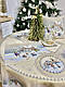 Скатертина новорічна гобеленова Полярний експрес, фото 5