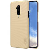 Оригінальний чохол Nillkin Matte для OnePlus 7T Pro (Золотий) + подарунок підставка для телефона, фото 3