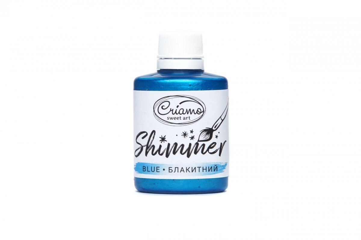 Барвник Criamo Shimmer Блакитний Металік 30 грам