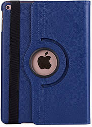 Шкіряний чохол iPad 9.7 Air / Air 2 / 2017 / 2018 Circle Dark Blue (Айпад Аир Эир)