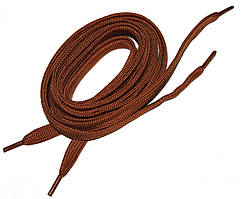 Шнурки для взуття плоскі 120см 36пар/уп Коричневий