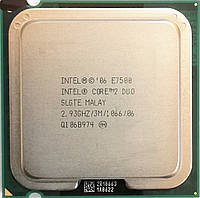 Процессор Intel Core 2 Duo E7500 R0 SLB9Z, SLGTE 2.93 GHz 3 MB Cache 1066 MHz FSB Socket 775 Б/У