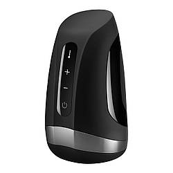 Мастурбатор Satisfyer Men Heat Vibration імітатор мінету, підігрівання та вібрація, стимуляція головки