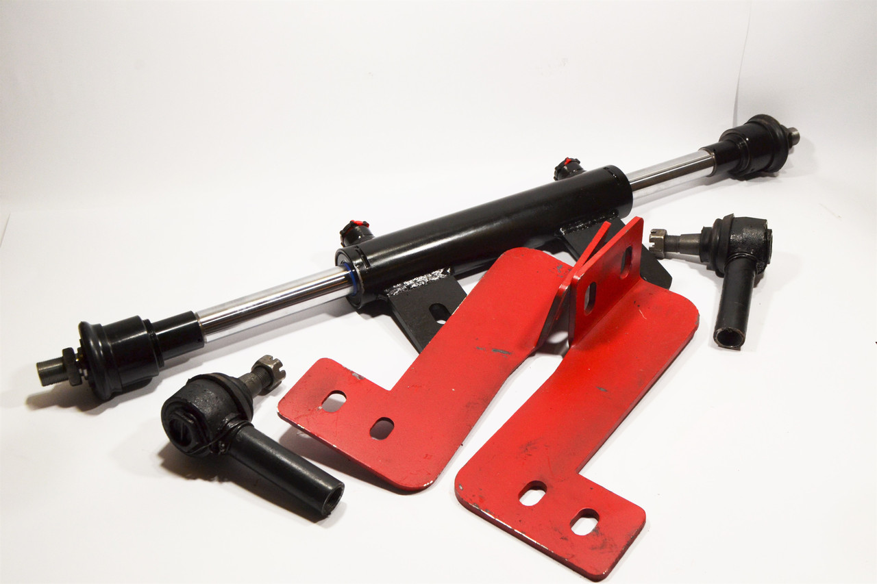 Циліндр МТЗ 2х сторонего дії 50 - 30 вага 15 кг Наконечники до циліндра + кріплення циліндра (Кронштейни), фото 1