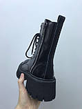Черевики жіночі Balenciaga Tractor Black демісезонні чорні баленсіага трактор весна осінь, фото 4