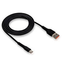 Дата кабель Type-C to USB Walker C315 Black