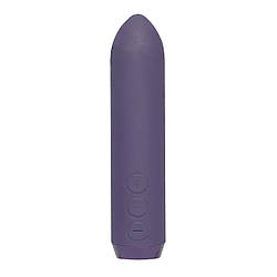 Минивибратор Je Joue - Classic Bullet Vibrator Purple з глибокої вібрацією і фіксацією на палець