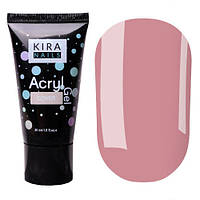 Kira Nails Acryl Gel Cover - акрил-гель, полигель, темно-розовый, 30 мл