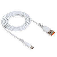 Дата кабель Type-C to USB Walker C315 White