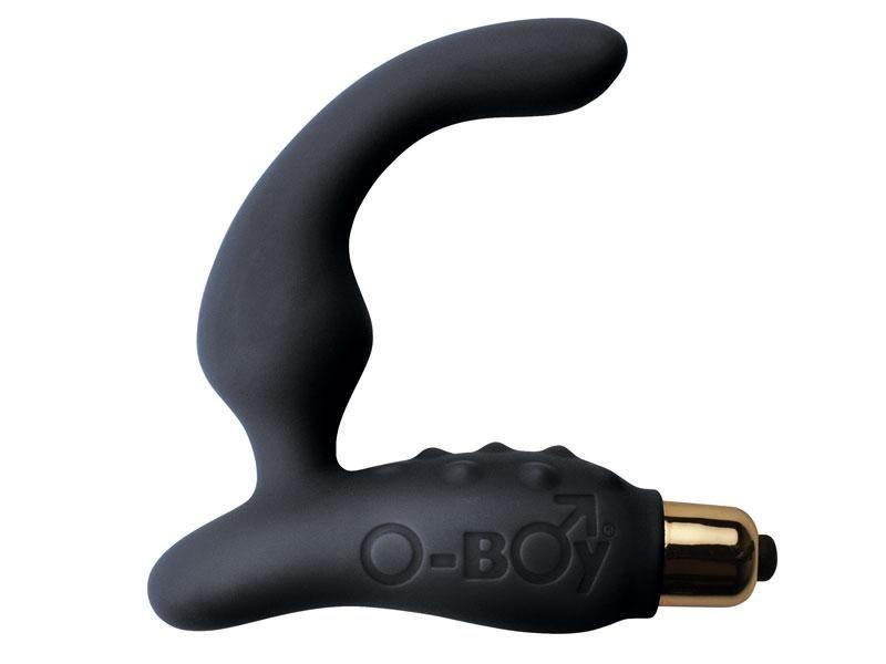 Вібромасажер простати Off Rocks O-Black Boy для новачків, макс діаметр 30мм, масаж промежини, фото 1