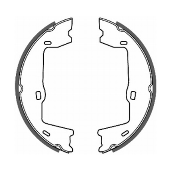 Тормозные колодки барабанные OPEL ASTRA G, KADETT E, COMBO 1.2-3.6 10.65-02.15