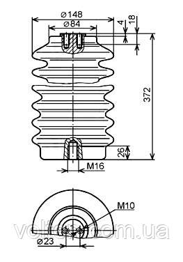 Ізолятор ИОР-35-7,5 УХЛ2, фото 1