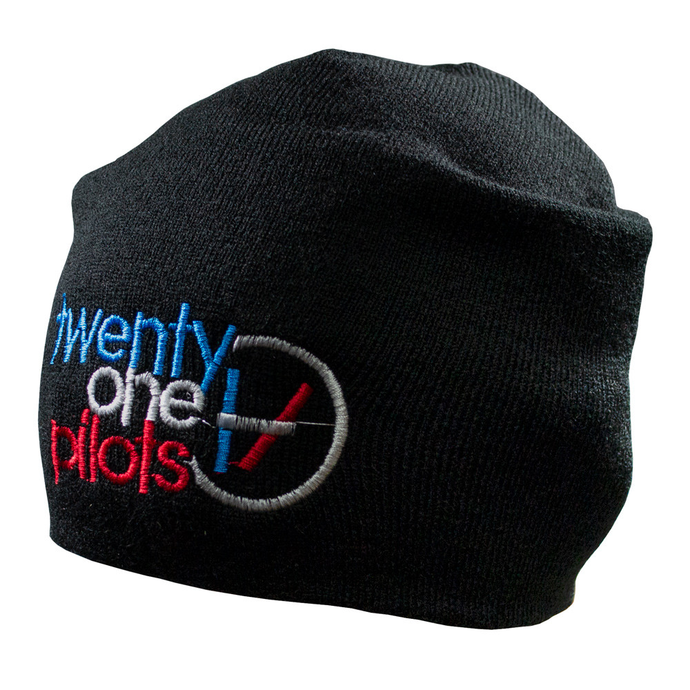 Шапка біні з вишивкою TWENTY ONE PILOTS лого
