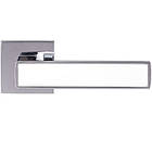 Ручки дверные Gavroche NIKEL Z CP/W - хром/біла емаль, фото 2