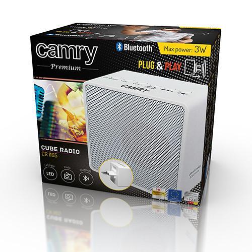 Компактный спикер, радио Camry CR 1165 с Bluetooth, 220вт, аккумулятор - фото 1 - id-p1267297044